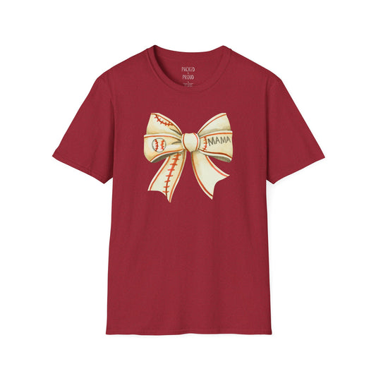 Baseball Bow Mama T-Shirt