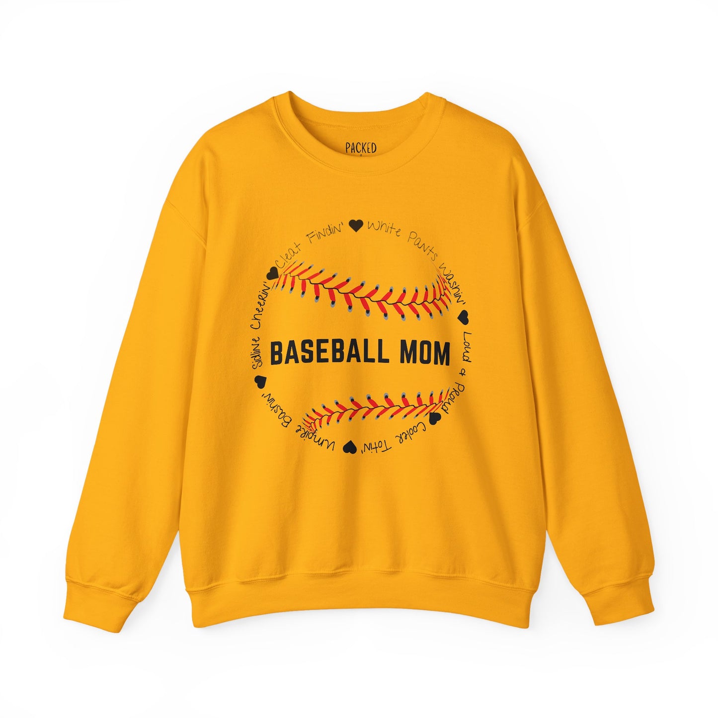 Loud and Proud Baseball Mom Crewneck Sweatshirt