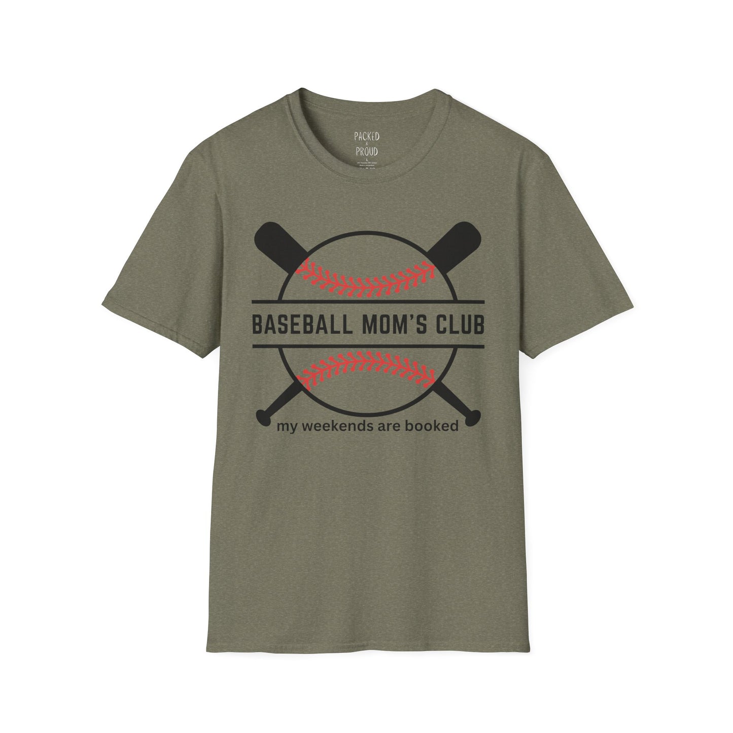 Baseball Mom's Club T-Shirt