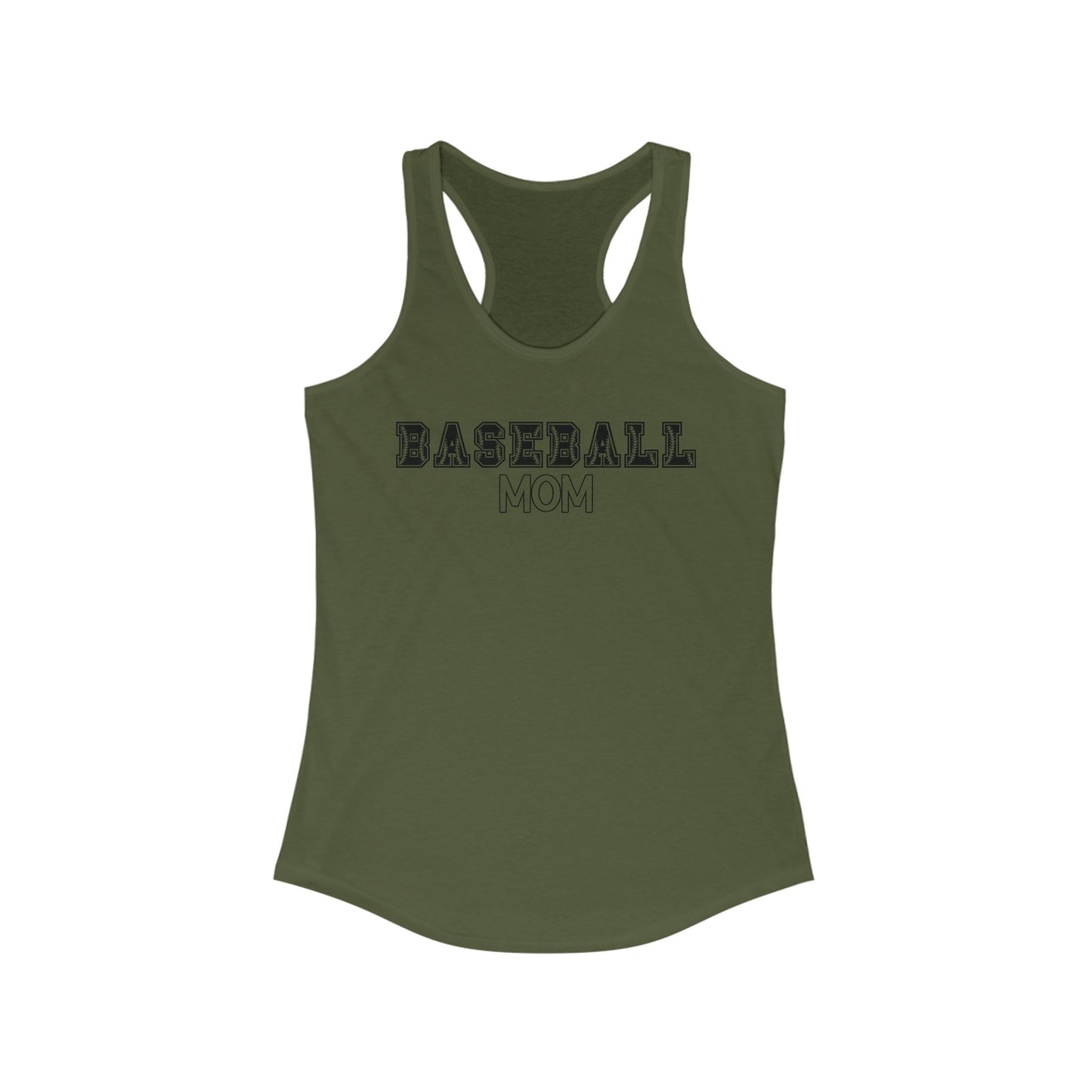 Baseball Mom Racerback Tank
