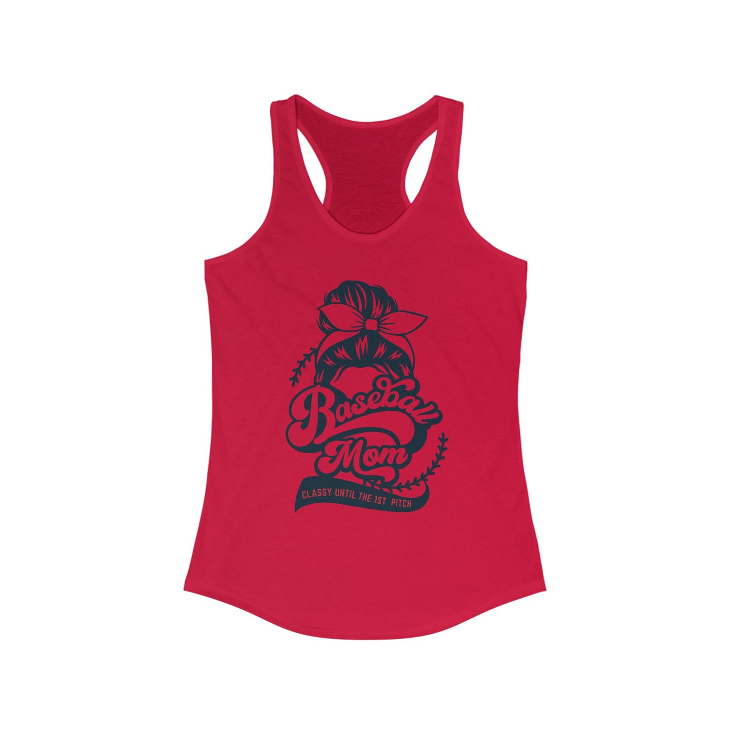 Classy Until 1st Pitch Racerback Tank