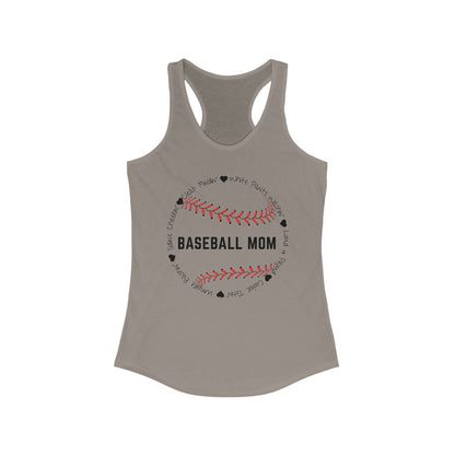 Loud and Proud Baseball Mom Racerback Tank