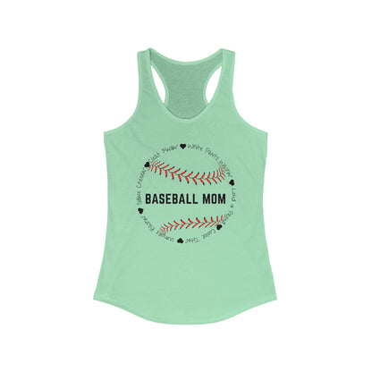 Loud and Proud Baseball Mom Racerback Tank