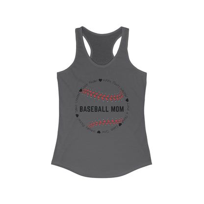Loud and Proud Baseball Mom Racerback Tank