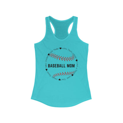 Loud and Proud Baseball Mom Racerback Tank
