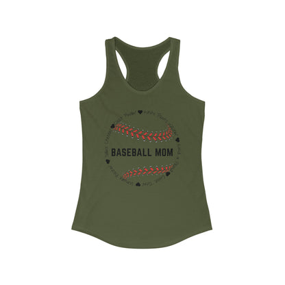 Loud and Proud Baseball Mom Racerback Tank