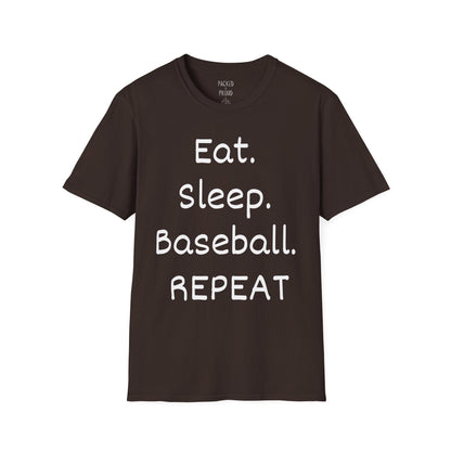 Eat. Sleep. Baseball. Repeat T-Shirt