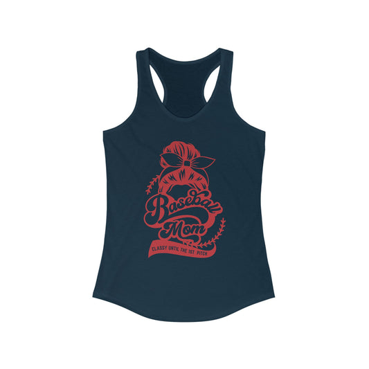 Classy Until 1st Pitch Racerback Tank