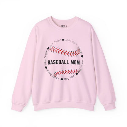 Loud and Proud Baseball Mom Crewneck Sweatshirt