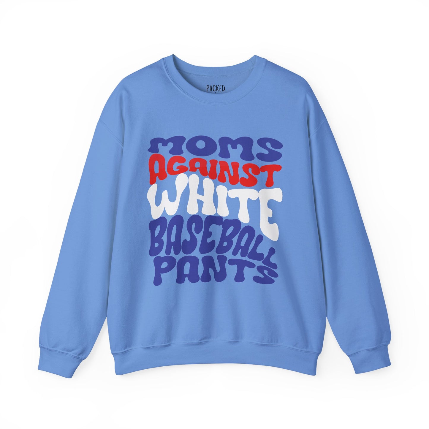 Baseball Mom’s Battle Cry Crewneck Sweatshirt
