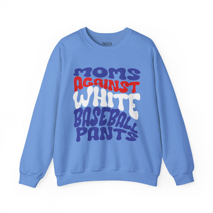 Baseball Mom’s Battle Cry Crewneck Sweatshirt