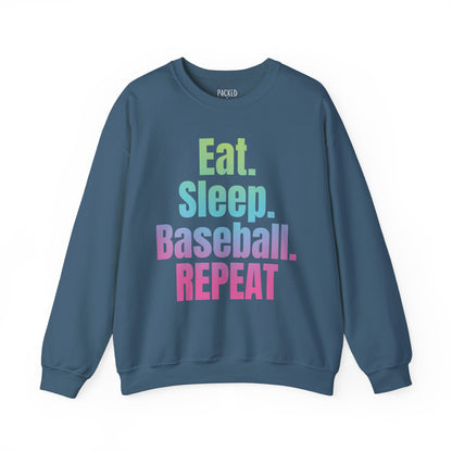 Nonstop Baseball Life Crewneck Sweatshirt