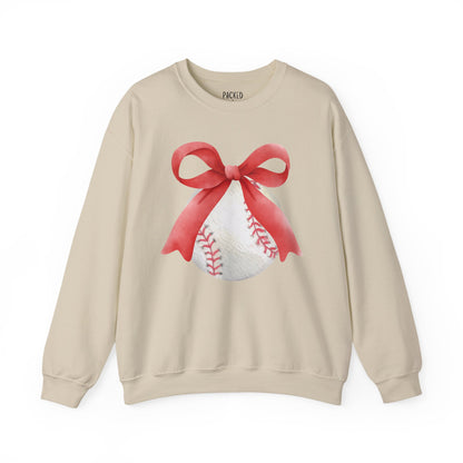 Bows to Baseball Crewneck Sweatshirt