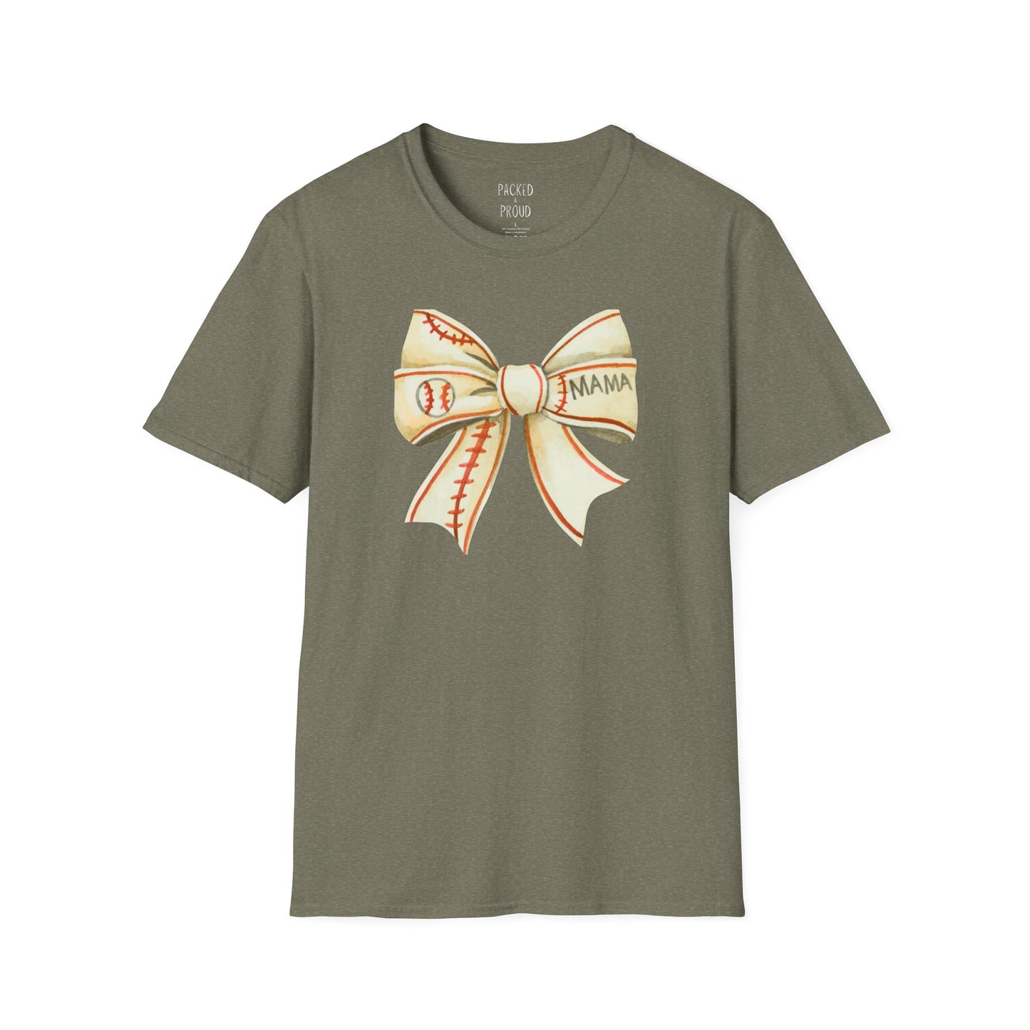 Baseball Bow Mama T-Shirt