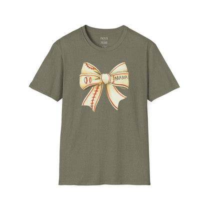 Baseball Bow Mama T-Shirt