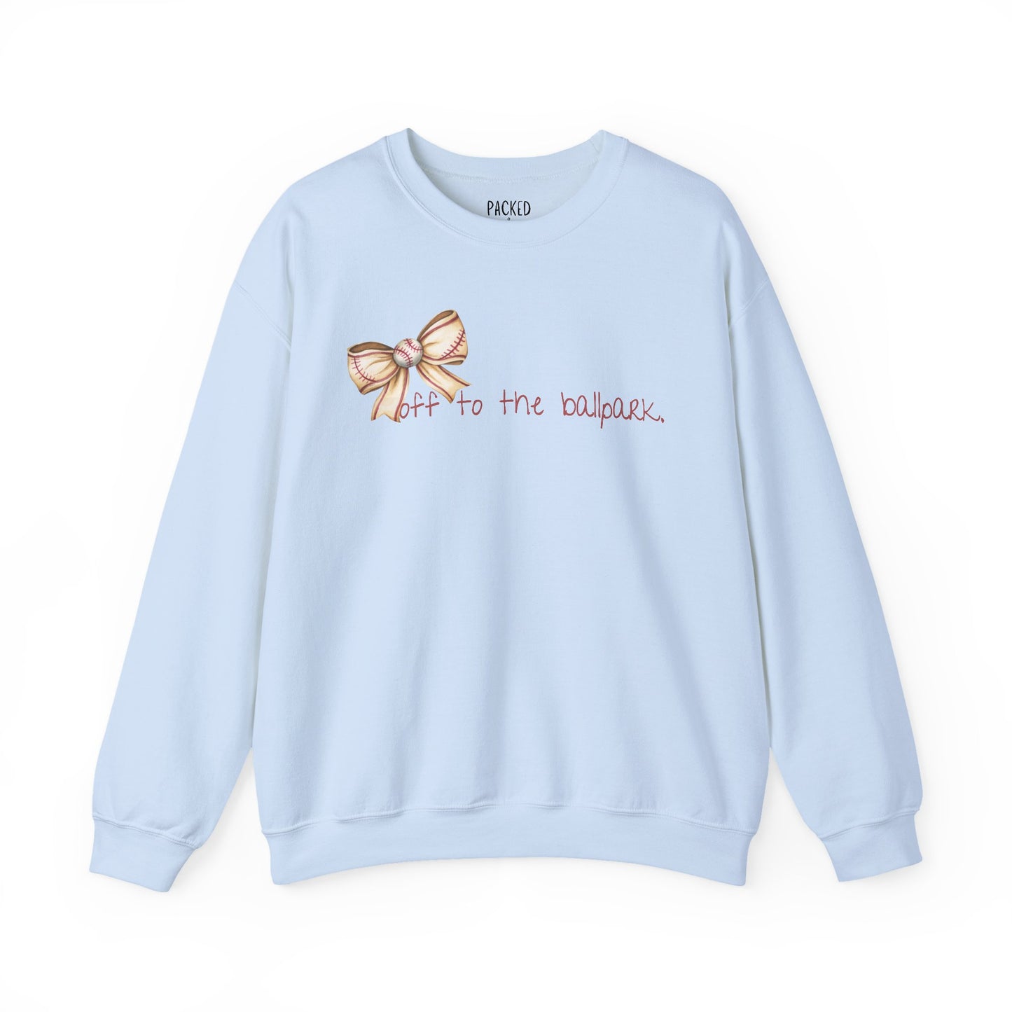 Off to the Ballpark Crewneck Sweatshirt