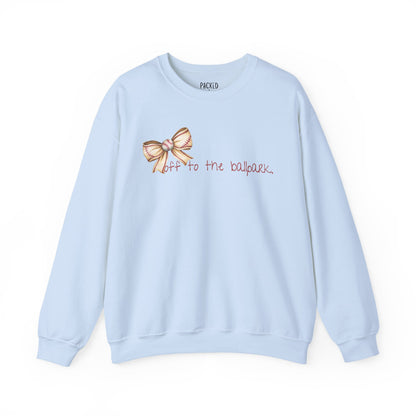 Off to the Ballpark Crewneck Sweatshirt