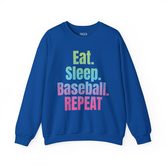 Nonstop Baseball Life Crewneck Sweatshirt