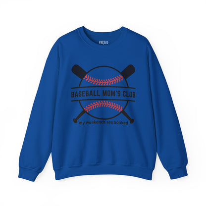 Baseball Mom's Club Crewneck Sweatshirt