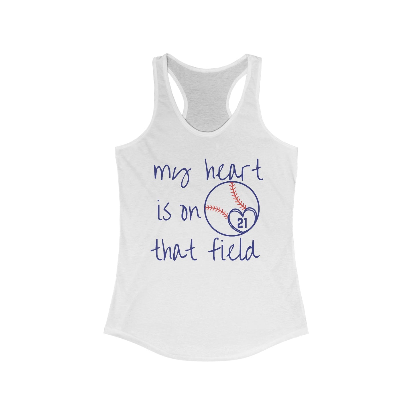 Where My Heart Plays Racerback Tank