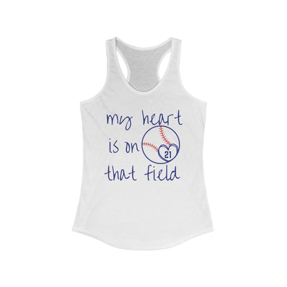 Where My Heart Plays Racerback Tank