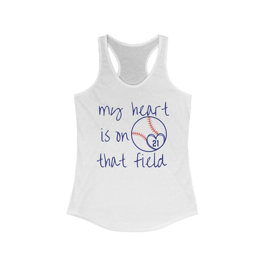 Where My Heart Plays Racerback Tank