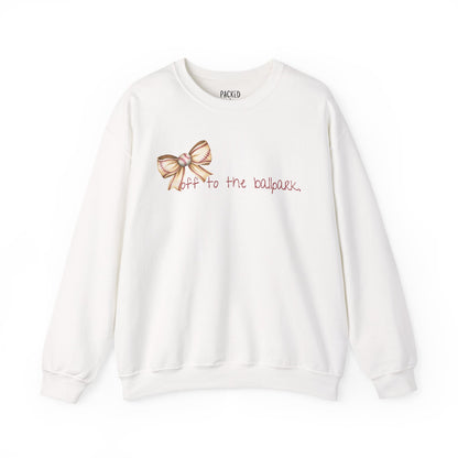 Off to the Ballpark Crewneck Sweatshirt