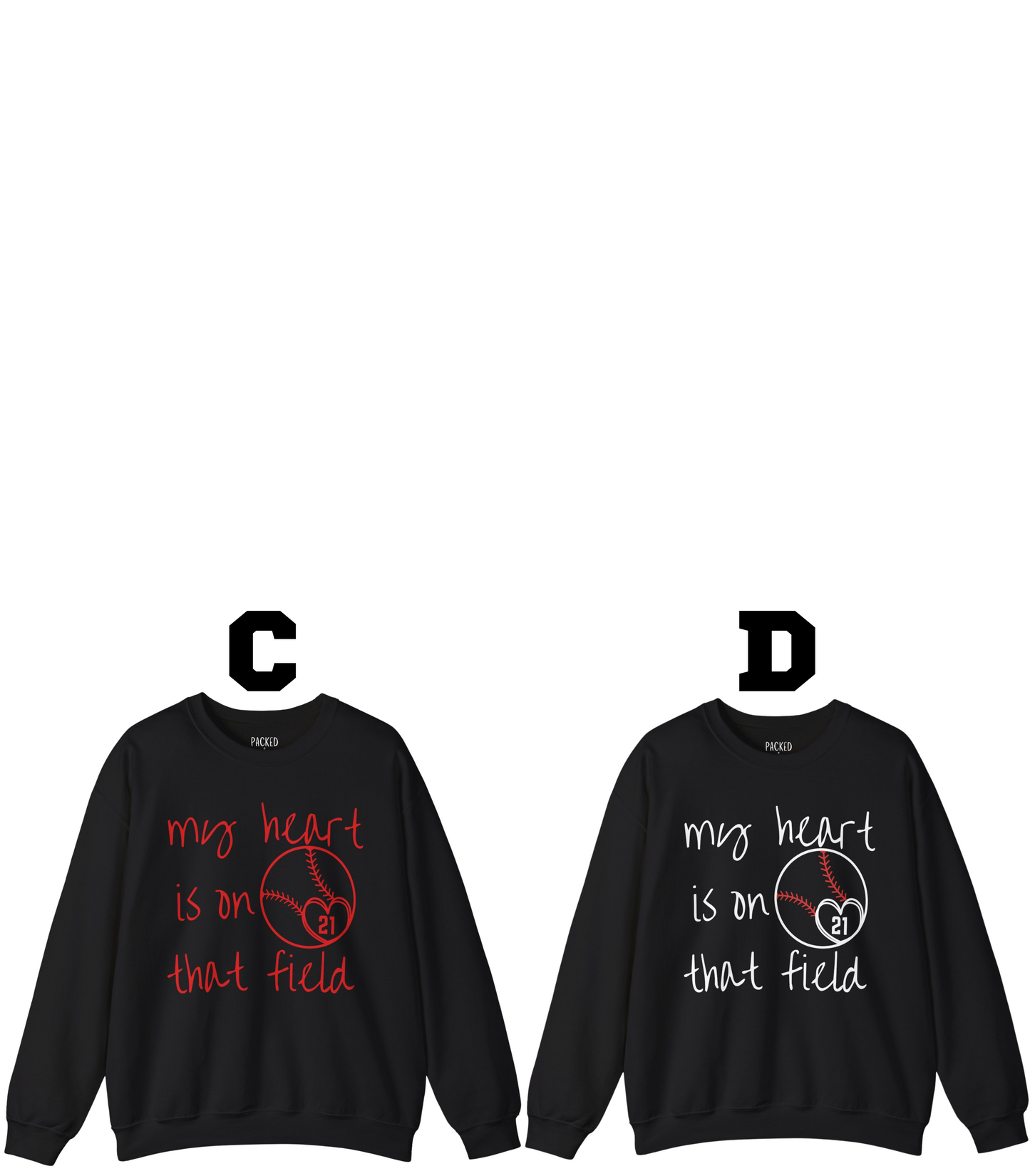 Where My Heart Plays Crewneck Sweatshirt