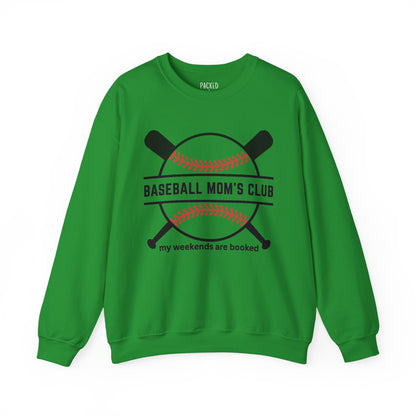 Baseball Mom's Club Crewneck Sweatshirt