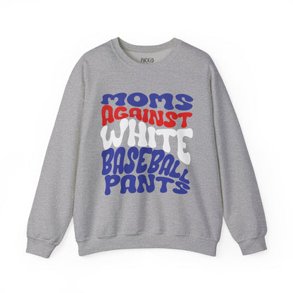 Baseball Mom’s Battle Cry Crewneck Sweatshirt