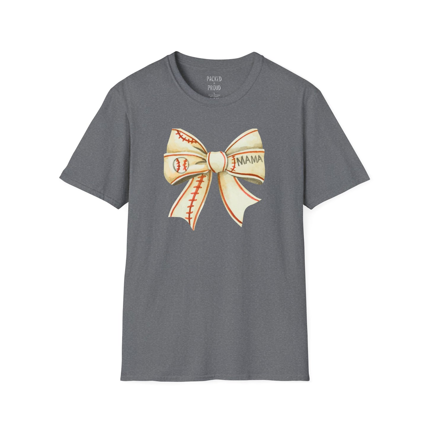 Baseball Bow Mama T-Shirt