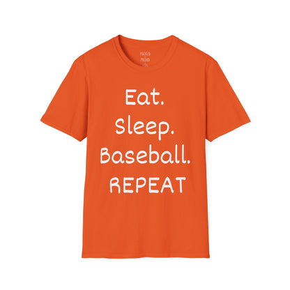 Eat. Sleep. Baseball. Repeat T-Shirt