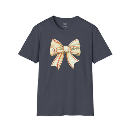 Baseball Bow Mama T-Shirt