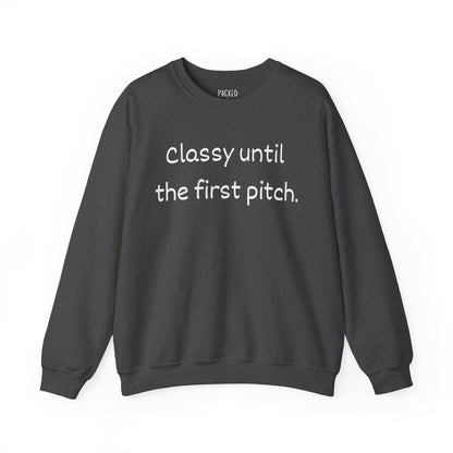 Baseball Mom Energy Crewneck Sweatshirt