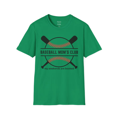 Baseball Mom's Club T-Shirt