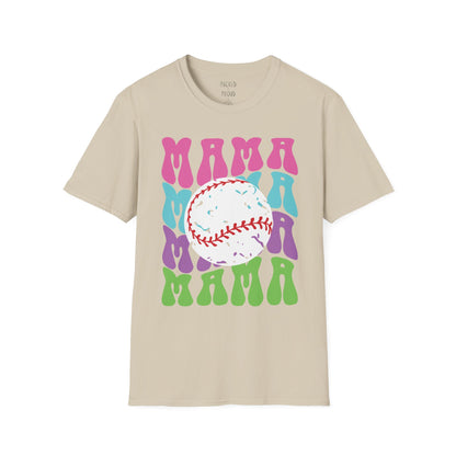 Color Me Baseball Mama T-Shirt