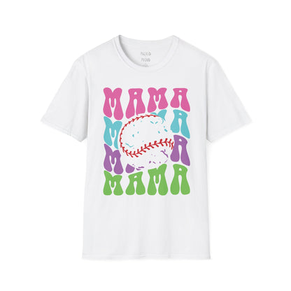 Color Me Baseball Mama T-Shirt
