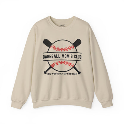 Baseball Mom's Club Crewneck Sweatshirt
