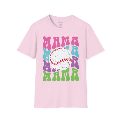 Color Me Baseball Mama T-Shirt