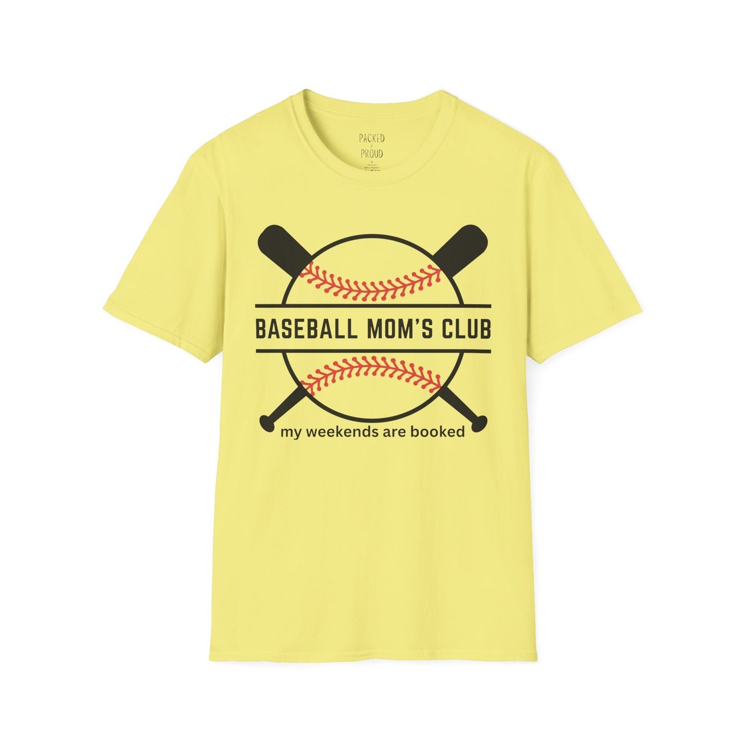 Baseball Mom's Club T-Shirt