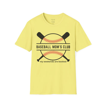 Baseball Mom's Club T-Shirt