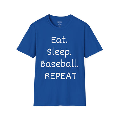 Eat. Sleep. Baseball. Repeat T-Shirt