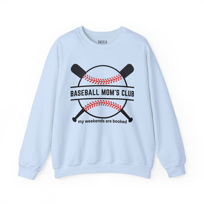 Baseball Mom's Club Crewneck Sweatshirt