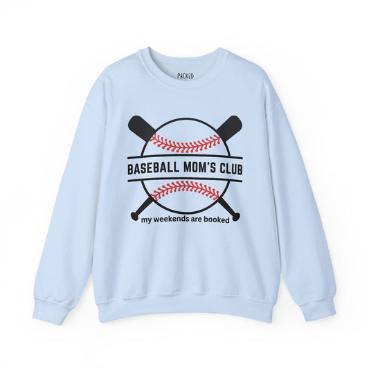 Baseball Mom's Club Crewneck Sweatshirt
