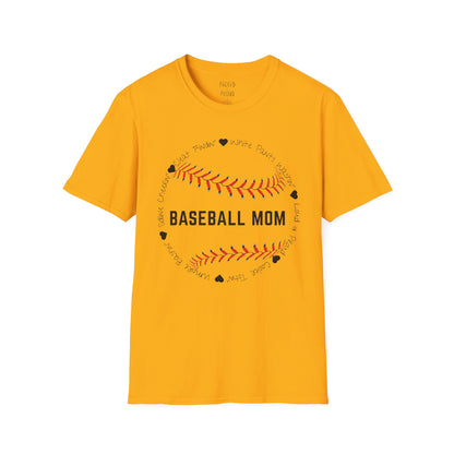 Loud & Proud Baseball Mom T-Shirt