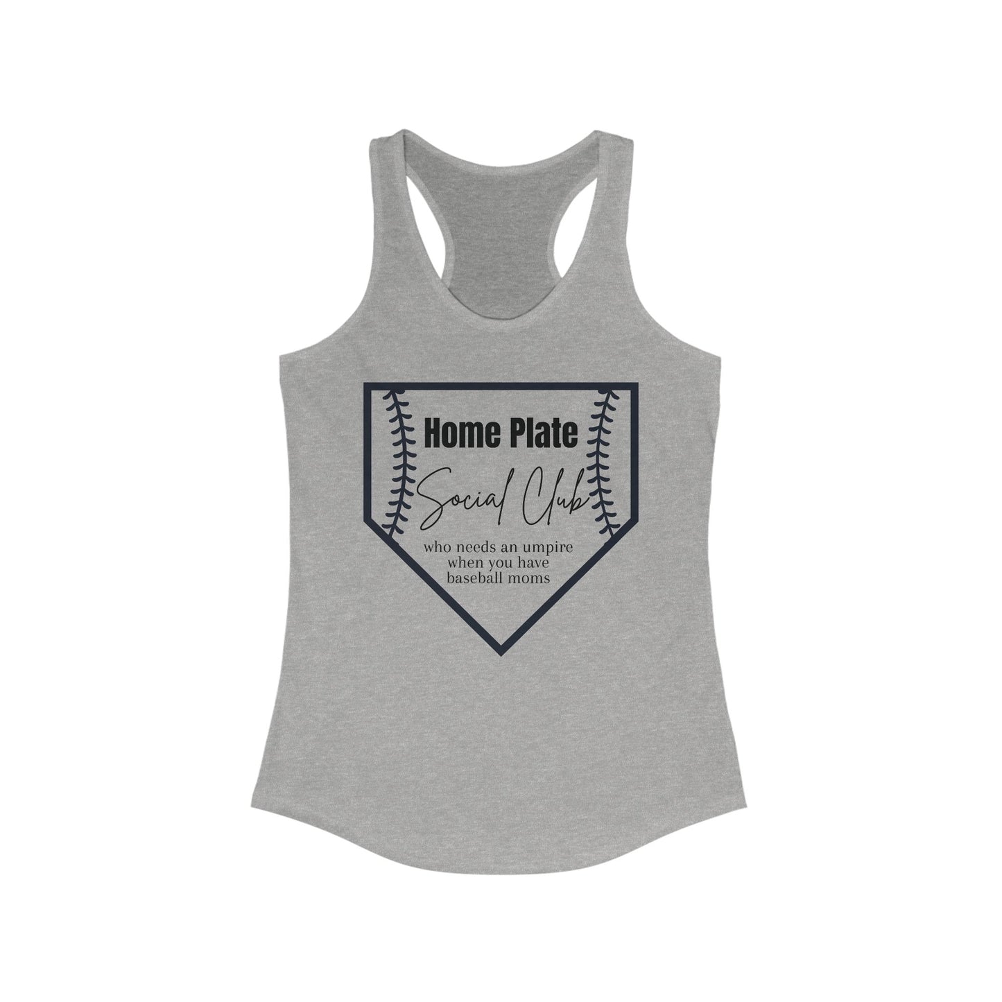 Home Plate Social Club Racerback Tank