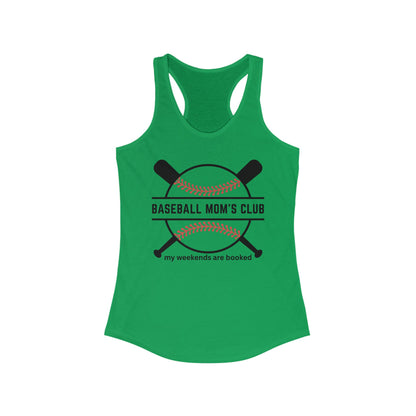 Baseball Mom's Club Racerback Tank
