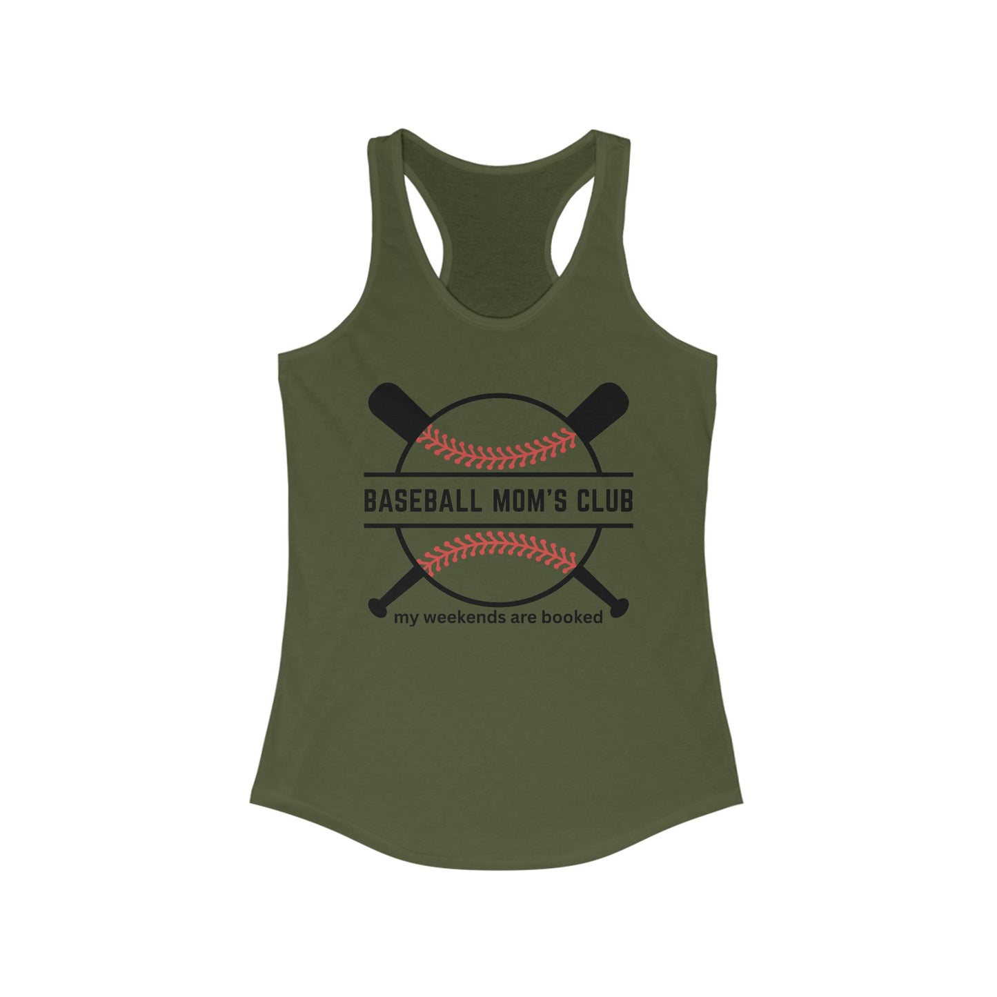 Baseball Mom's Club Racerback Tank