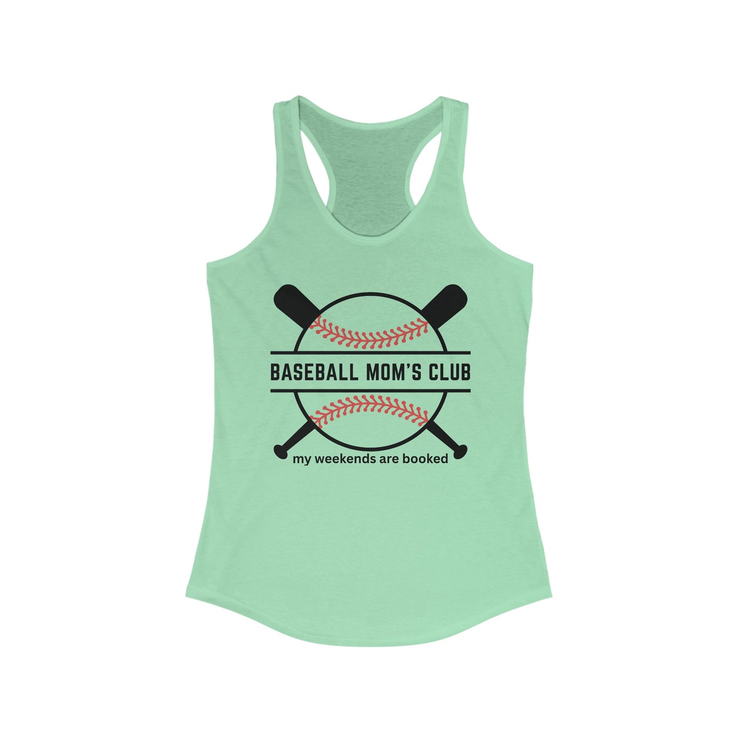 Baseball Mom's Club Racerback Tank