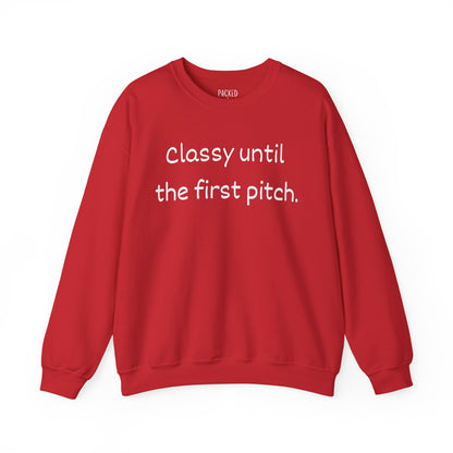 Baseball Mom Energy Crewneck Sweatshirt